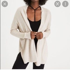 AE plush and sexy open cardigan
